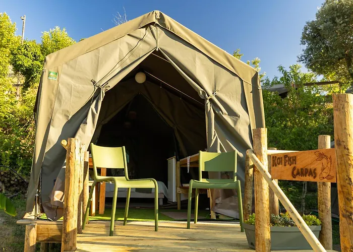 Safari Glamping Portugal Gazelle 럭셔리텐트 Ventosa (Braga)